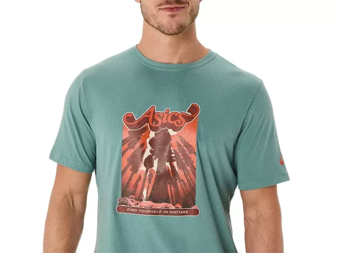 UNISEX ASICS WANDER SHORT SLEEVE TEE UNISEX ASICS WANDER SHORT SLEEVE TEE