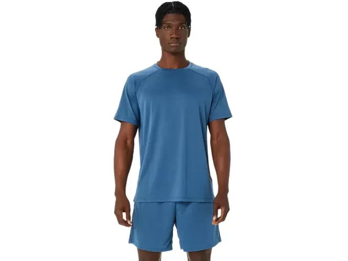 VENTED KNIT SHORT SLEEVE TOP VENTED KNIT SHORT SLEEVE TOP