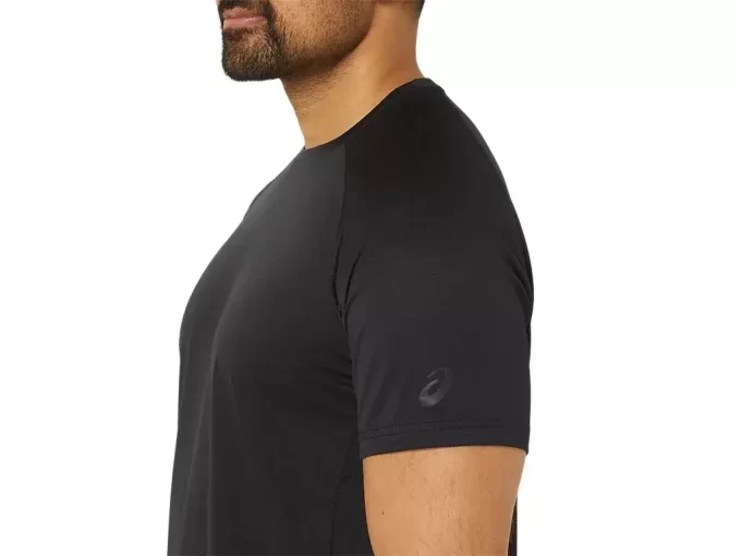 VENTED KNIT SHORT SLEEVE TOP VENTED KNIT SHORT SLEEVE TOP