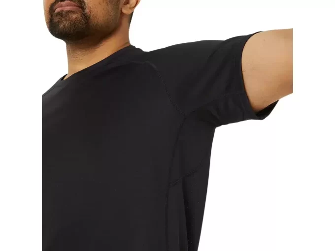 VENTED KNIT SHORT SLEEVE TOP VENTED KNIT SHORT SLEEVE TOP