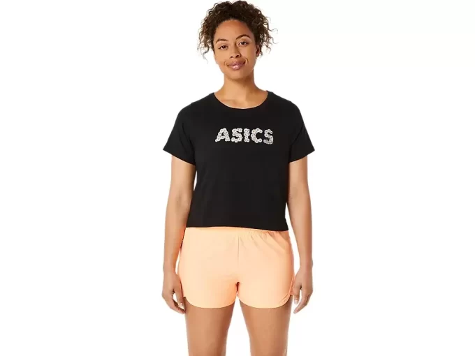 WOMEN’S ASICS DAISY CROP SHORT SLEEVE TOP WOMEN’S ASICS DAISY CROP SHORT SLEEVE TOP
