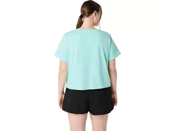 WOMEN’S ASICS DAISY CROP SHORT SLEEVE TOP WOMEN’S ASICS DAISY CROP SHORT SLEEVE TOP