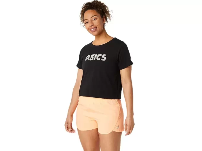 WOMEN’S ASICS DAISY CROP SHORT SLEEVE TOP WOMEN’S ASICS DAISY CROP SHORT SLEEVE TOP