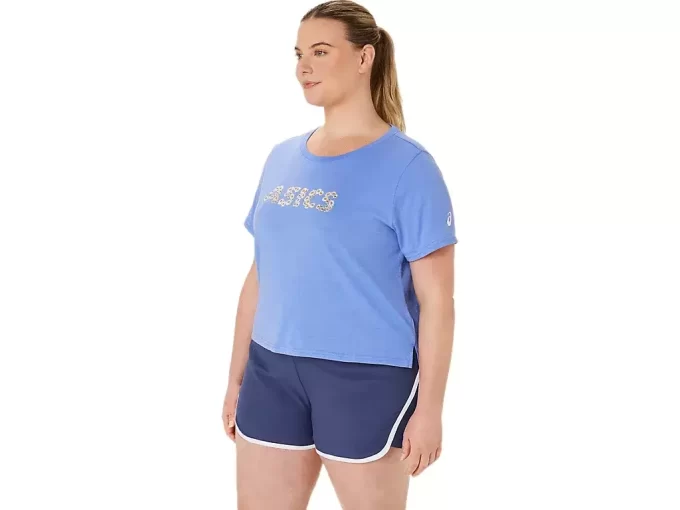 WOMEN’S ASICS DAISY CROP SHORT SLEEVE TOP WOMEN’S ASICS DAISY CROP SHORT SLEEVE TOP