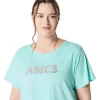 WOMEN’S ASICS DAISY CROP SHORT SLEEVE TOP WOMEN’S ASICS DAISY CROP SHORT SLEEVE TOP