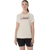 WOMEN’S ASICS FLORAL SLOGAN SHORT SLEEVE TEE WOMEN’S ASICS FLORAL SLOGAN SHORT SLEEVE TEE