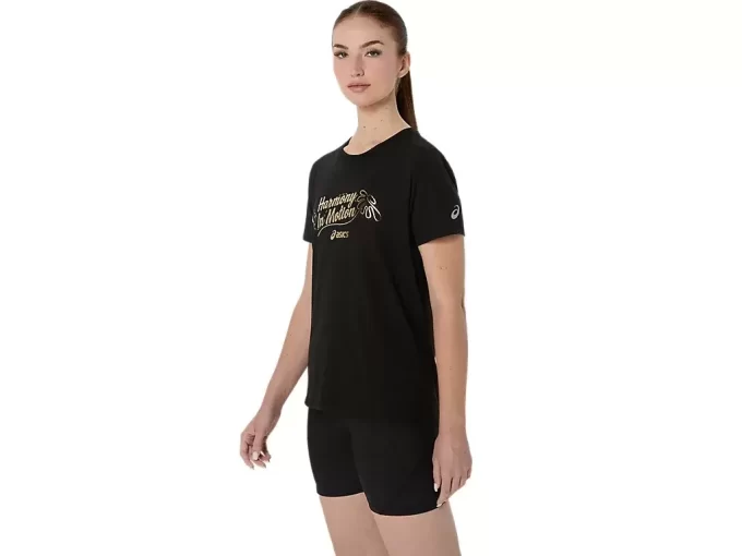 WOMEN’S ASICS FOIL SHORT SLEEVE TEE WOMEN’S ASICS FOIL SHORT SLEEVE TEE
