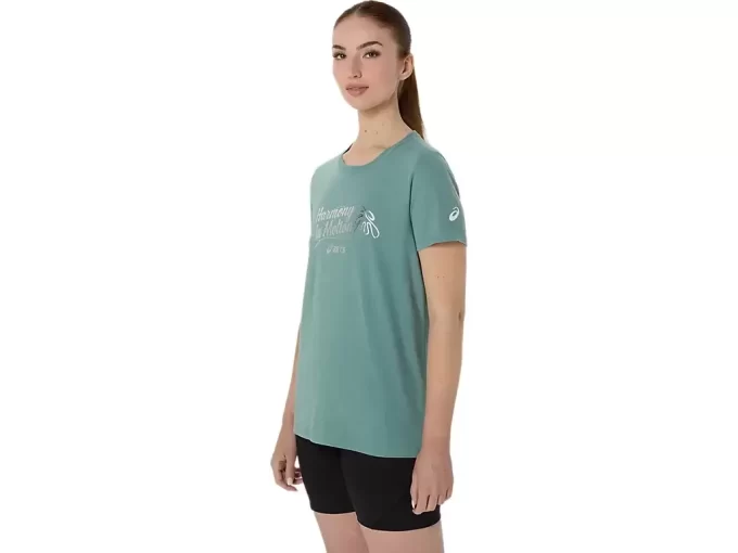 WOMEN’S ASICS FOIL SHORT SLEEVE TEE WOMEN’S ASICS FOIL SHORT SLEEVE TEE