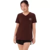 WOMEN’S ASICS NATURE V-NECK SHORT SLEEVE TEE WOMEN’S ASICS NATURE V-NECK SHORT SLEEVE TEE