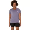 WOMEN’S ASICS NATURE V-NECK SHORT SLEEVE TEE WOMEN’S ASICS NATURE V-NECK SHORT SLEEVE TEE