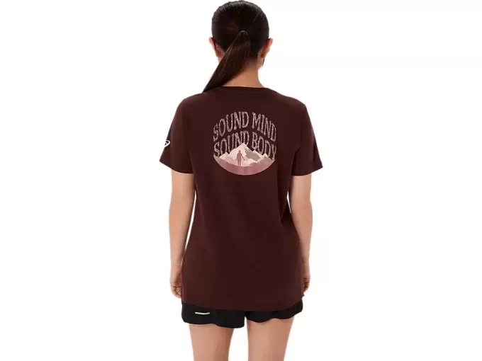 WOMEN’S ASICS NATURE V-NECK SHORT SLEEVE TEE WOMEN’S ASICS NATURE V-NECK SHORT SLEEVE TEE