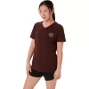 WOMEN’S ASICS NATURE V-NECK SHORT SLEEVE TEE WOMEN’S ASICS NATURE V-NECK SHORT SLEEVE TEE