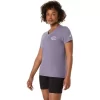 WOMEN’S ASICS NATURE V-NECK SHORT SLEEVE TEE WOMEN’S ASICS NATURE V-NECK SHORT SLEEVE TEE