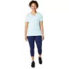WOMEN’S ASICS STRIPES V-NECK WOMEN’S ASICS STRIPES V-NECK
