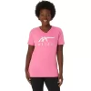 WOMEN’S ASICS STRIPES V-NECK WOMEN’S ASICS STRIPES V-NECK