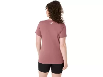 WOMEN’S ASICS STRIPES V-NECK