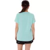 WOMEN’S ASICS STRIPES V-NECK WOMEN’S ASICS STRIPES V-NECK