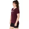WOMEN’S ASICS STRIPES V-NECK WOMEN’S ASICS STRIPES V-NECK