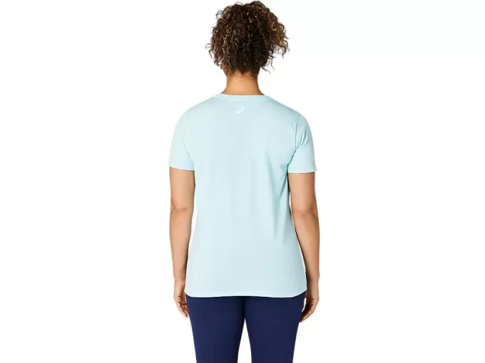 WOMEN’S ASICS STRIPES V-NECK WOMEN’S ASICS STRIPES V-NECK