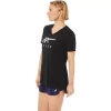 WOMEN’S ASICS STRIPES V-NECK WOMEN’S ASICS STRIPES V-NECK