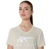 WOMEN’S ASICS STRIPES V-NECK WOMEN’S ASICS STRIPES V-NECK