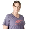 WOMEN’S ASICS STRIPES V-NECK WOMEN’S ASICS STRIPES V-NECK