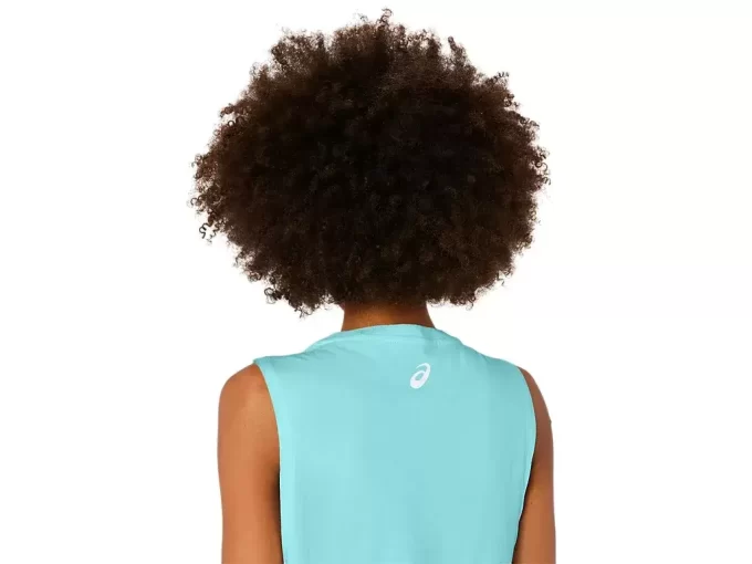 WOMEN’S ASICS SUN IN THE SKY SLOGAN MUSCLE TEE WOMEN’S ASICS SUN IN THE SKY SLOGAN MUSCLE TEE