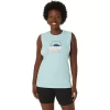 WOMEN’S ASICS YOUR ADVENTURE MUSCLE TEE WOMEN’S ASICS YOUR ADVENTURE MUSCLE TEE