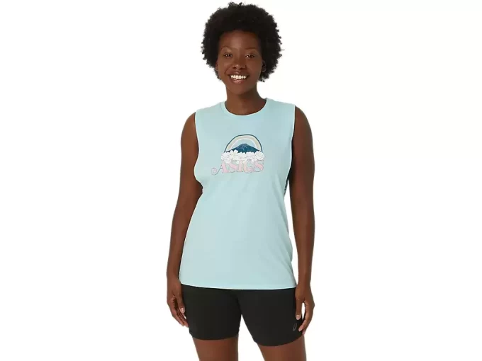 WOMEN’S ASICS YOUR ADVENTURE MUSCLE TEE WOMEN’S ASICS YOUR ADVENTURE MUSCLE TEE