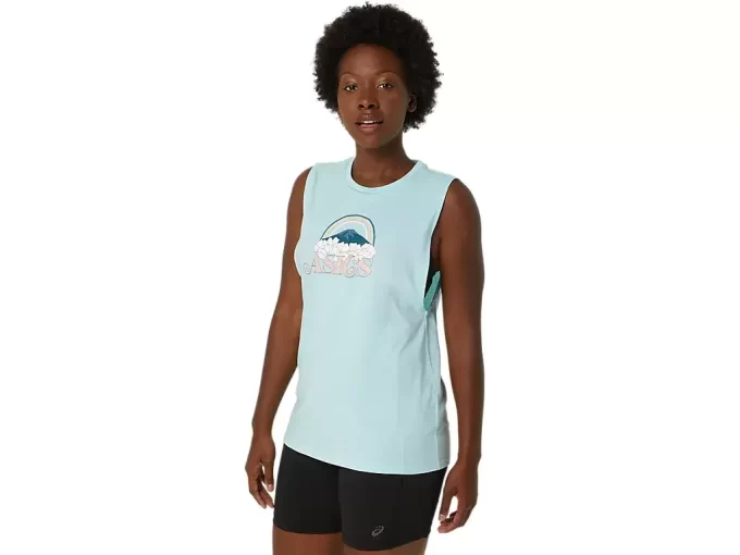 WOMEN’S ASICS YOUR ADVENTURE MUSCLE TEE WOMEN’S ASICS YOUR ADVENTURE MUSCLE TEE