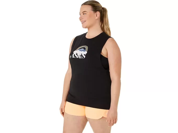 WOMEN’S ASICS YOUR ADVENTURE MUSCLE TEE WOMEN’S ASICS YOUR ADVENTURE MUSCLE TEE
