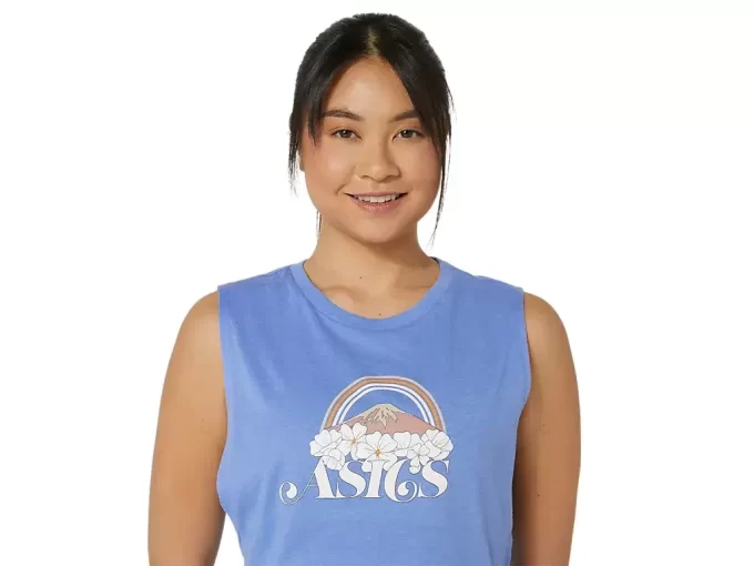 WOMEN’S ASICS YOUR ADVENTURE MUSCLE TEE WOMEN’S ASICS YOUR ADVENTURE MUSCLE TEE