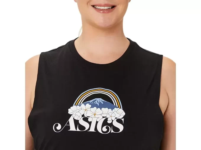 WOMEN’S ASICS YOUR ADVENTURE MUSCLE TEE WOMEN’S ASICS YOUR ADVENTURE MUSCLE TEE