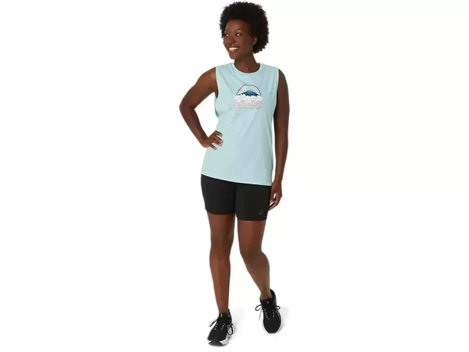 WOMEN’S ASICS YOUR ADVENTURE MUSCLE TEE WOMEN’S ASICS YOUR ADVENTURE MUSCLE TEE