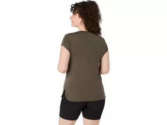 WOMEN’S HEATHER CREWNECK TOP