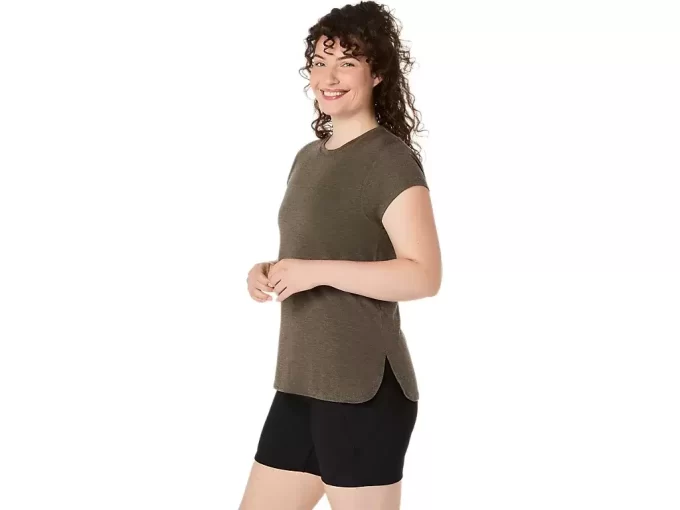 WOMEN’S HEATHER CREWNECK TOP WOMEN’S HEATHER CREWNECK TOP