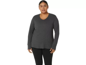 WOMEN’S LONG SLEEVE HEATHER TOP